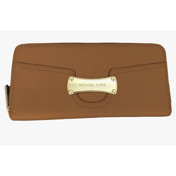 MICHAEL KORS Saratoga Zip Around Continental Wallet - Picture 1 of 12